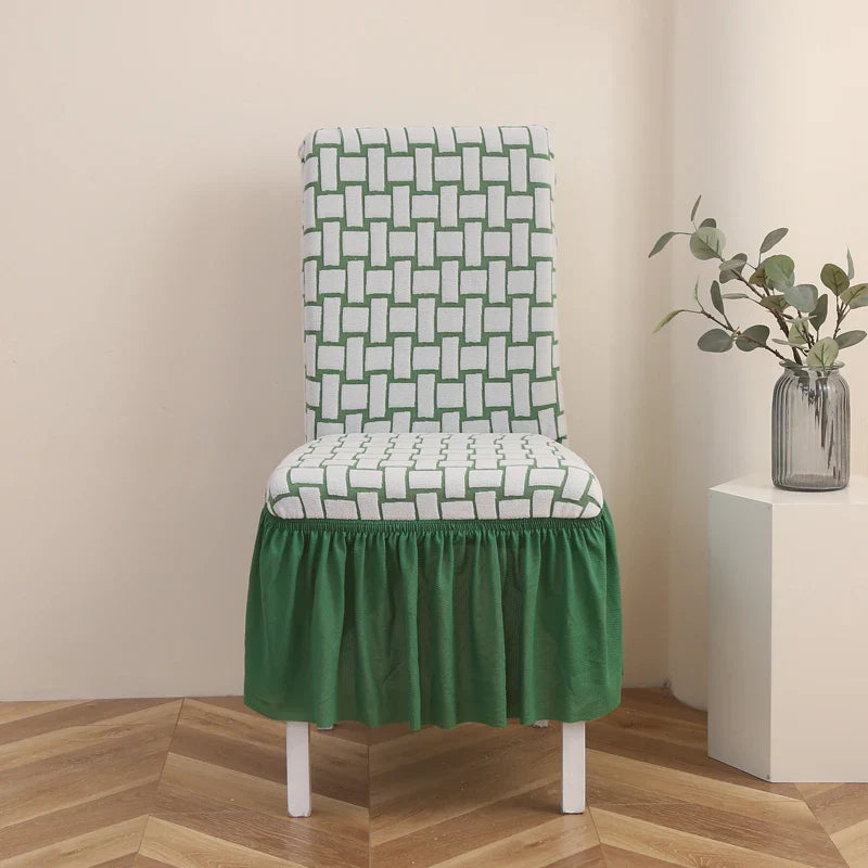 LuxRuffle | Elastischer Stuhlbezug mit Rock