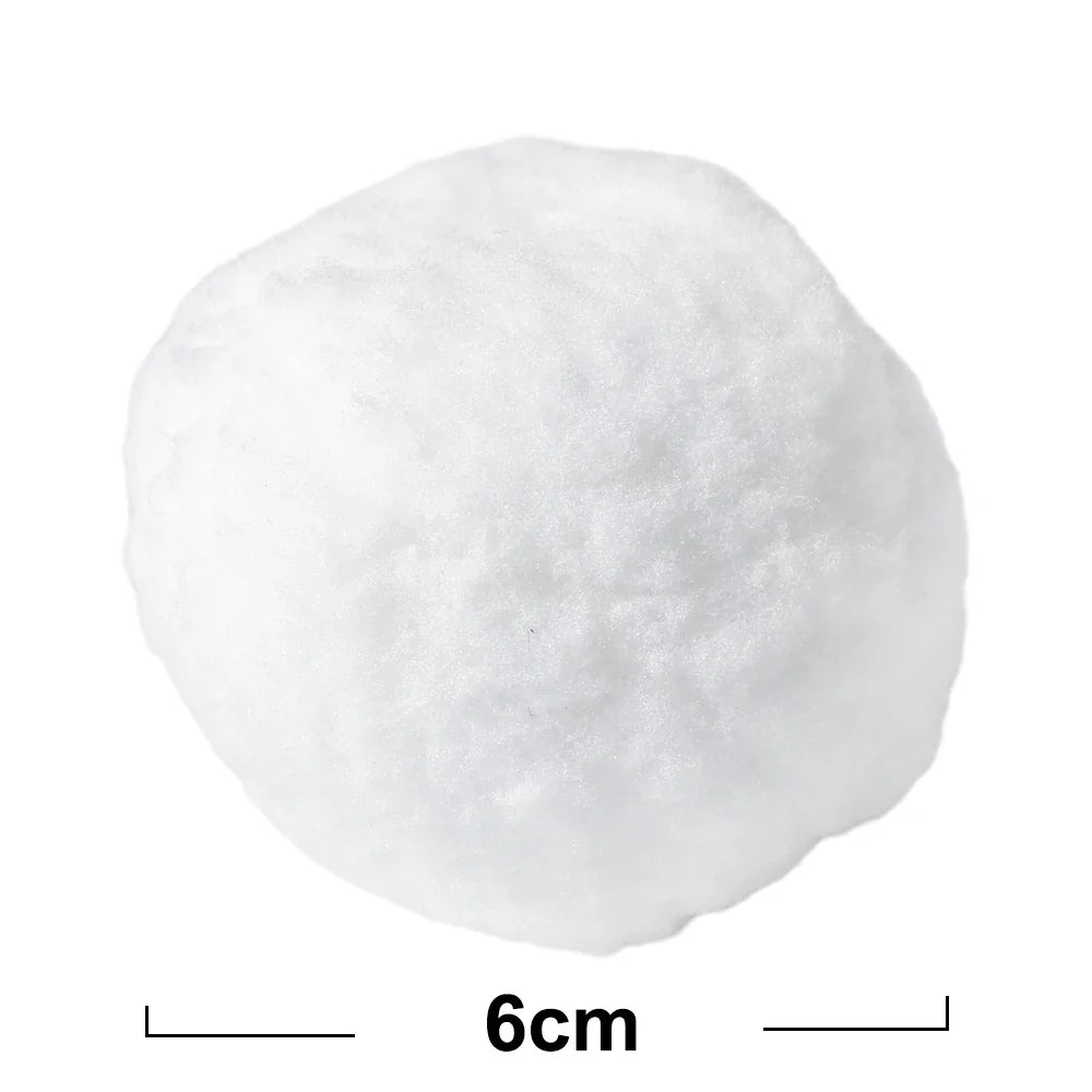 SnowyXmas | Weiße Schneekugeln Christbaumschmuck