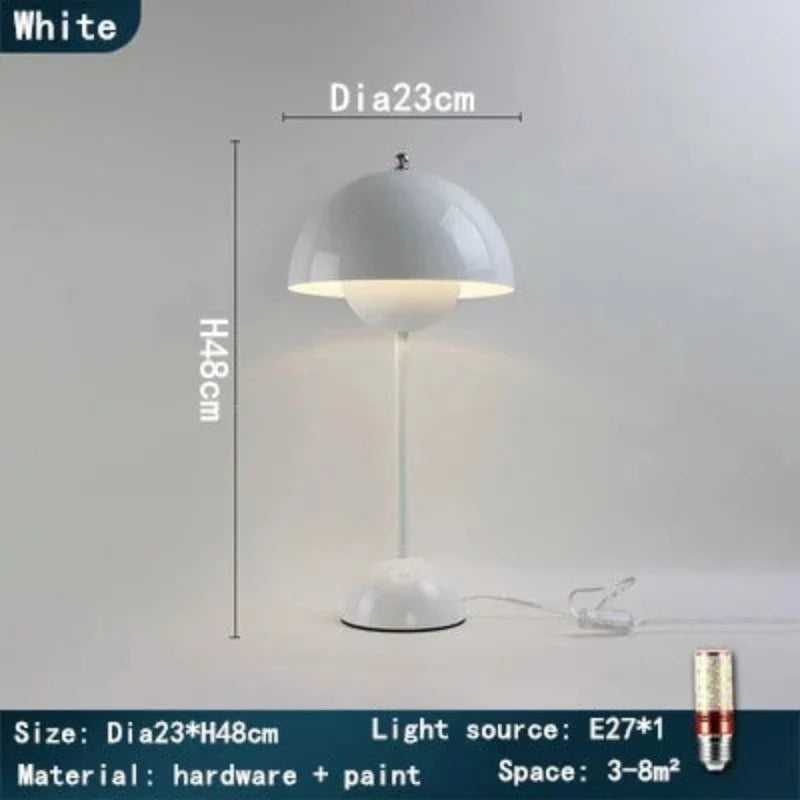 DanishMeadow - Pilzförmige Macaron-Tischlampe