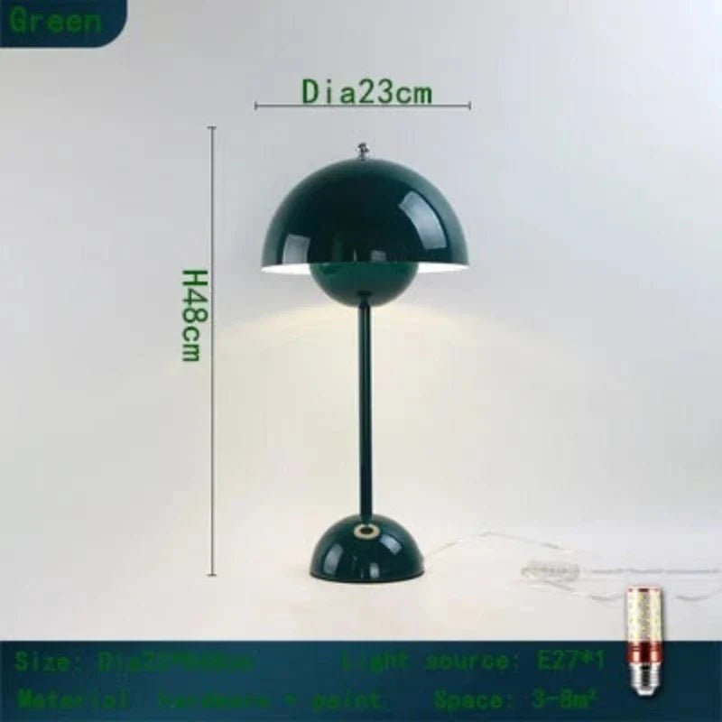 DanishMeadow - Pilzförmige Macaron-Tischlampe