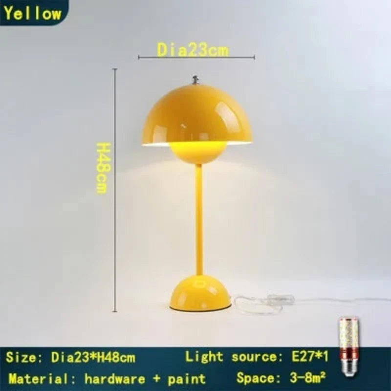 DanishMeadow - Pilzförmige Macaron-Tischlampe