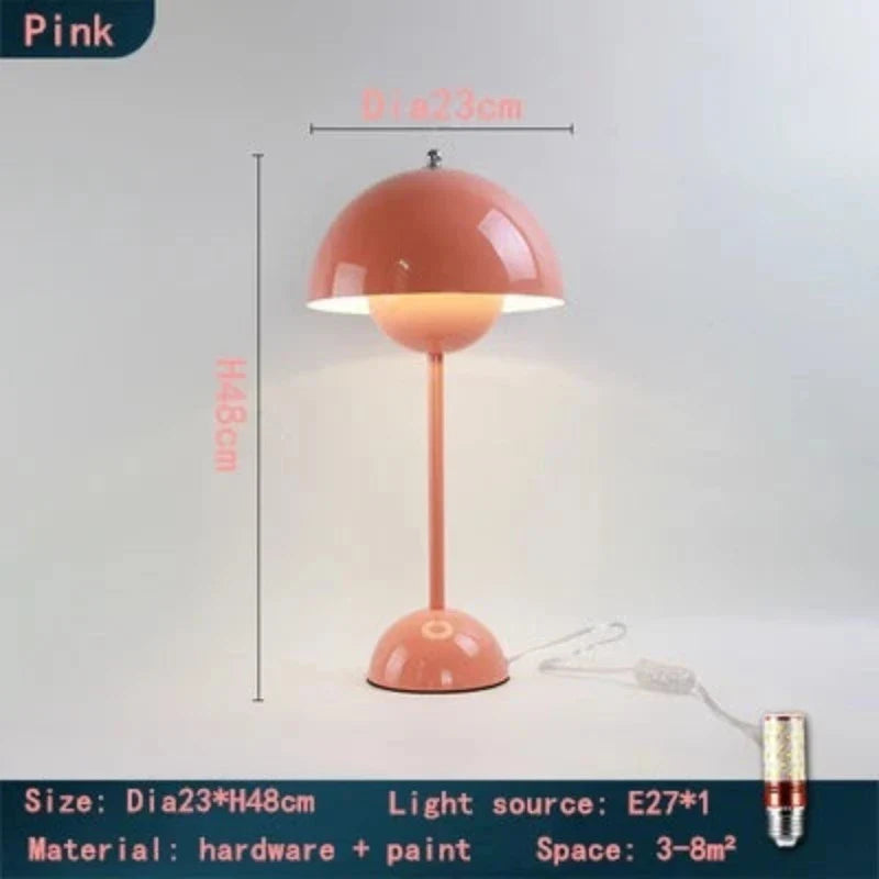 DanishMeadow - Pilzförmige Macaron-Tischlampe