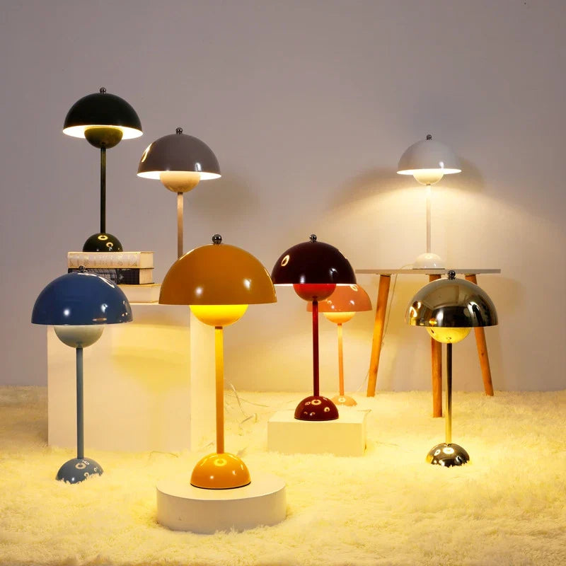 DanishMeadow - Pilzförmige Macaron-Tischlampe